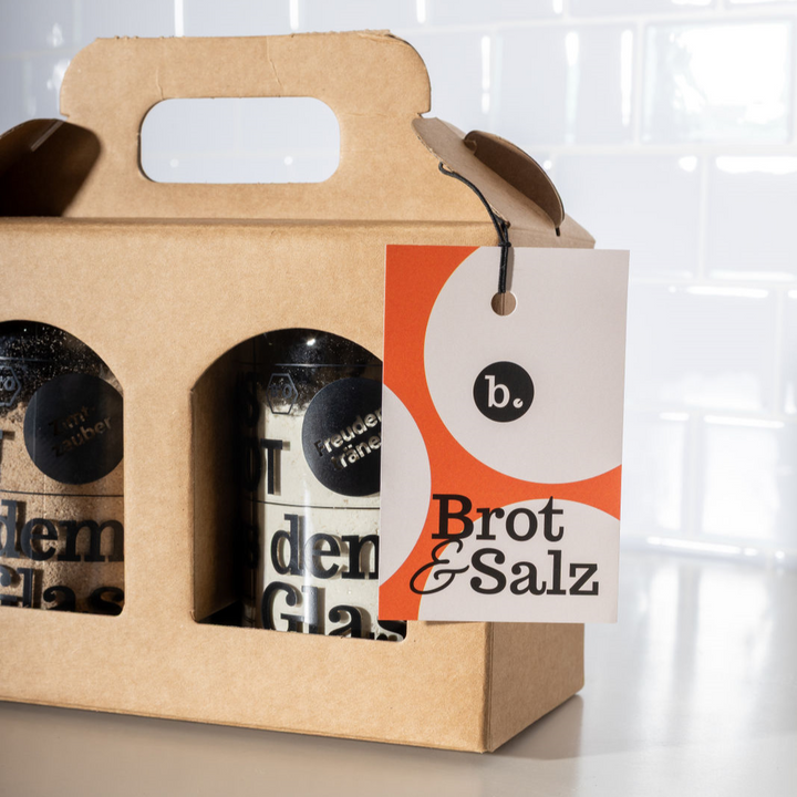 Das Brot aus dem Glas - Geschenkbox BROT & SALZ - 3x 2er Set wählbar