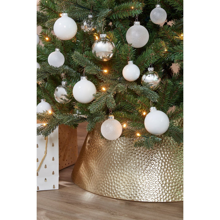 Ständerabdeckung - Weihnachtsbaum Korb - Metall - Gold