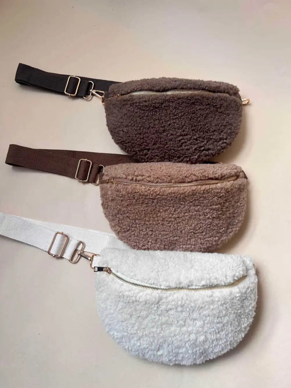 Tasche HARPER - Hipbag/Crossbody Bag - Teddy - braun