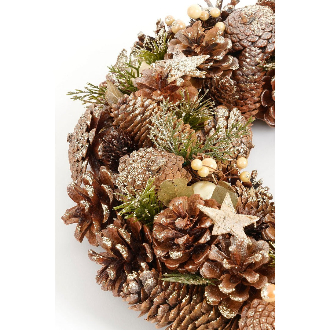 Kranz "Brant" - Weihnachtsdeko mit Kiefernzapfen - Ø45cm