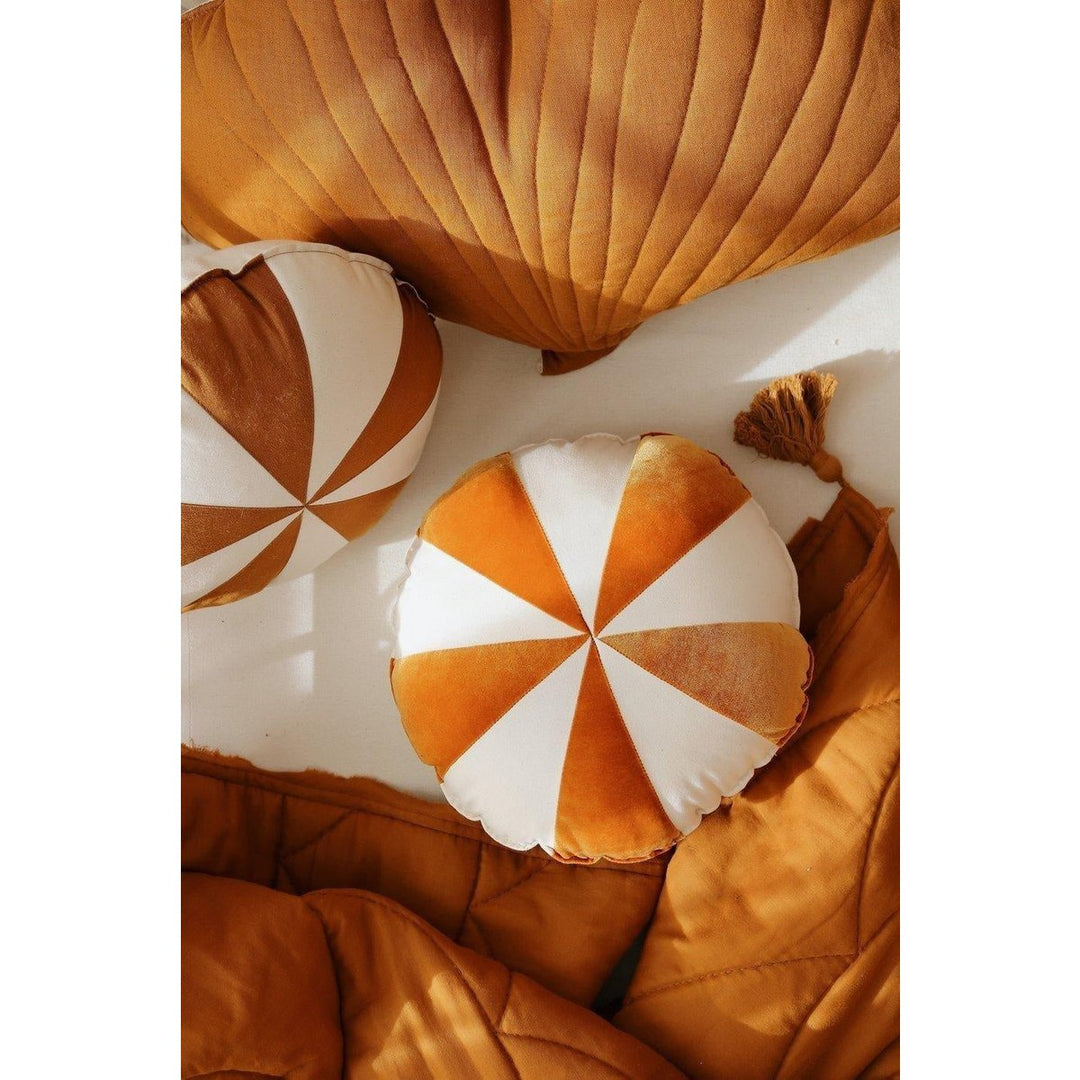 CANDY Patchwork-Kissen / Gold