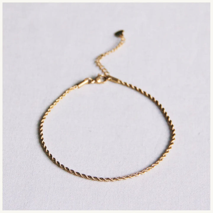 Fußkettchen TWISTED - Gold