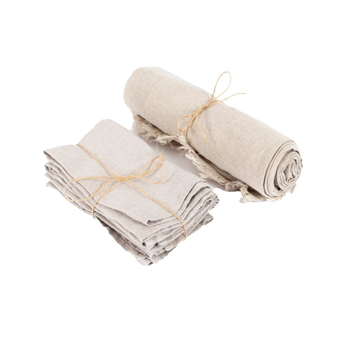 Die Leinentischdecke – Beige