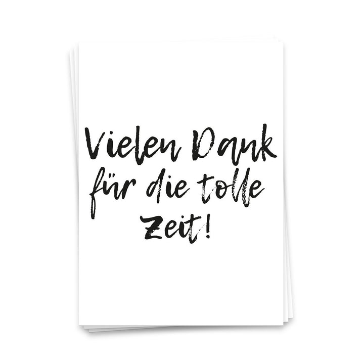 Vielen Dank für die tolle Zeit! - Postkarte 1629