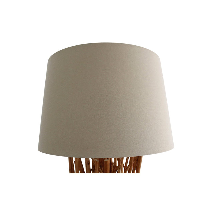 Stehleuchte EAVAN - Deko Lampe - Leinen/Treibholz Natur 175cm