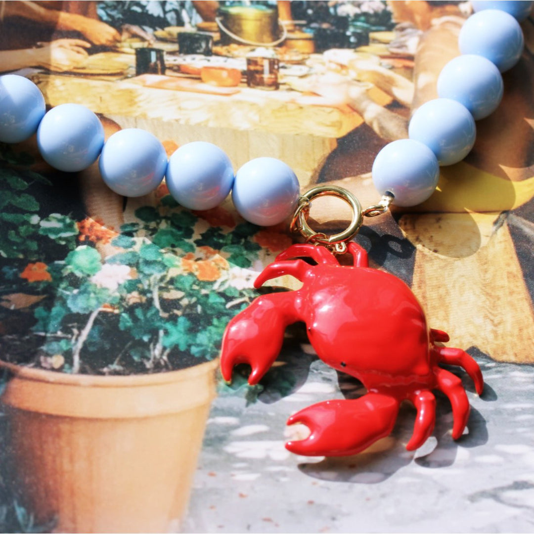 Charm CRAB Rot - Kettenanhänger