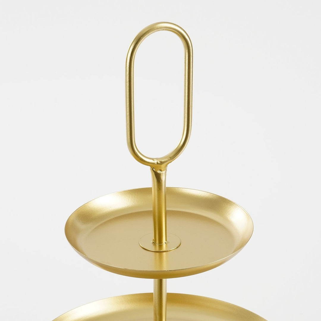 Etagere RAMA - 3 Ebenen – Rund – Gold