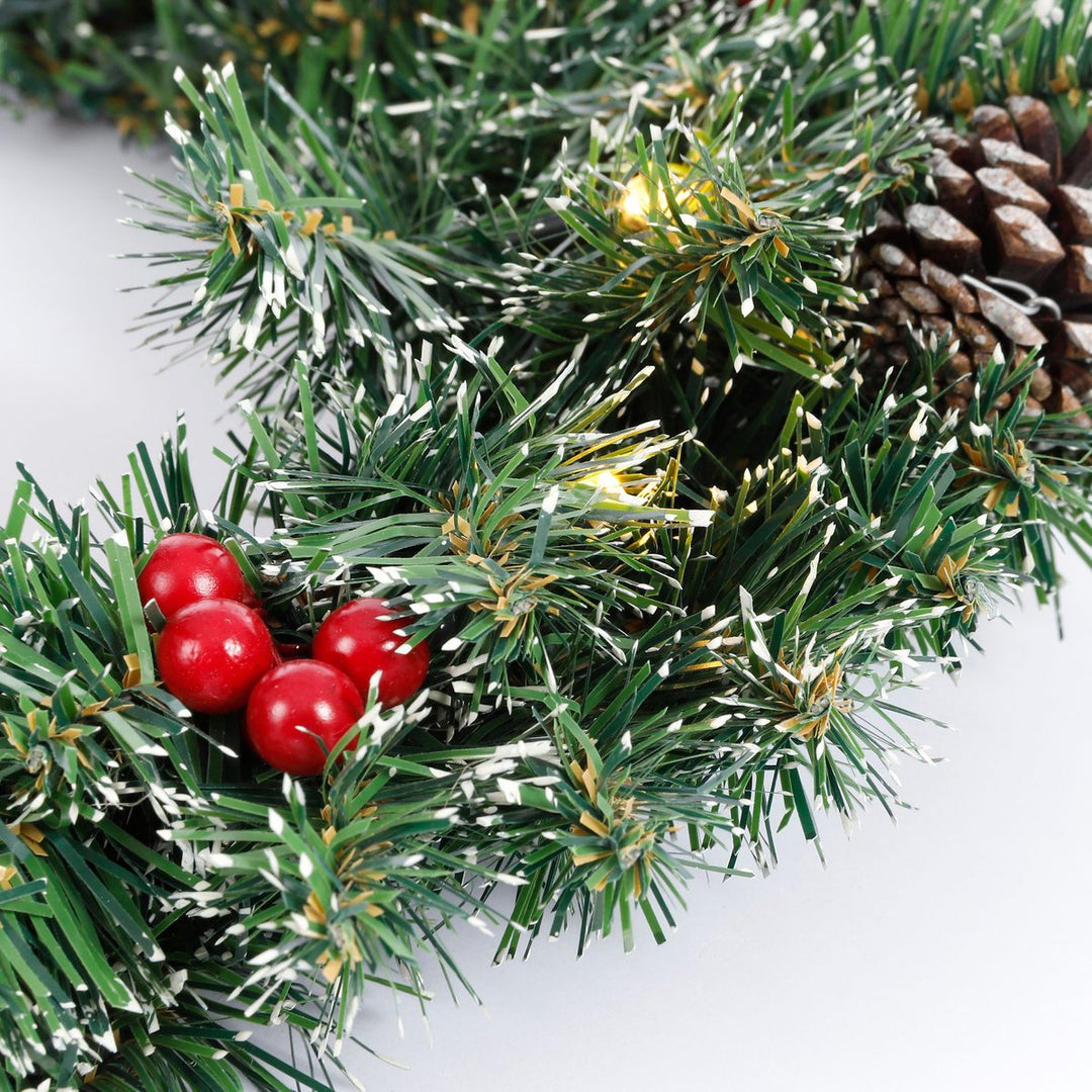 Kranz "Creston" - Weihnachtsdeko mit LED-Beleuchtung – Ø60 cm