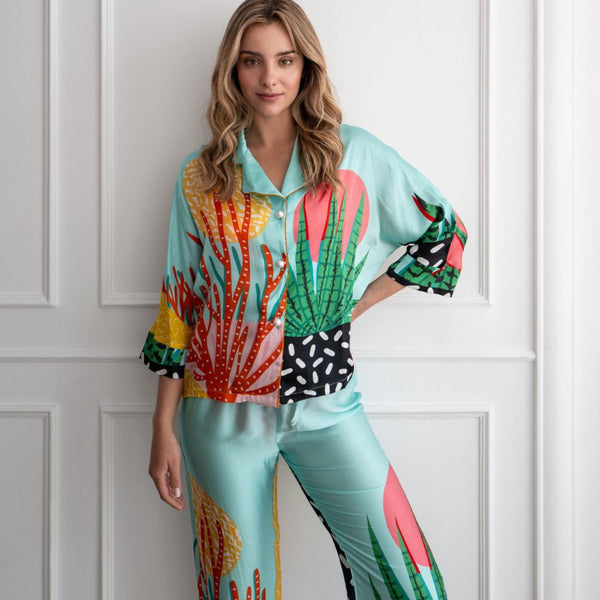 Bluse UNDER THE SEA / Loose Cut