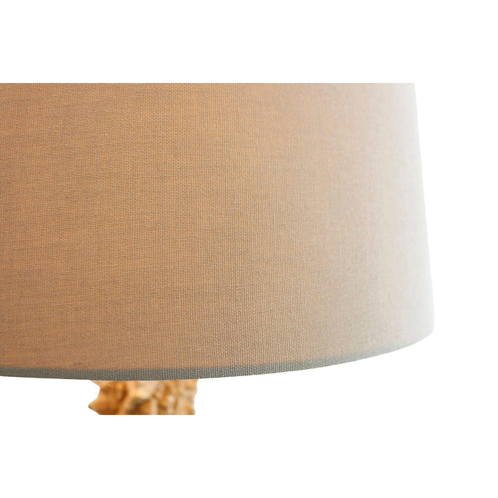 Stehleuchte PANDORA - Deko Lampe - Leinen/Treibholz Natur 150cm