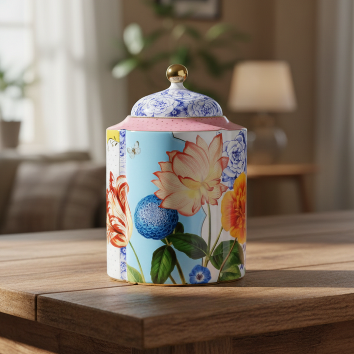 Storage Jar large ROYAL MULTI