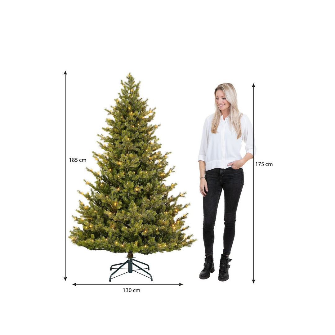Weihnachtsbaum "Clive" mit LED-Beleuchtung – H185cm
