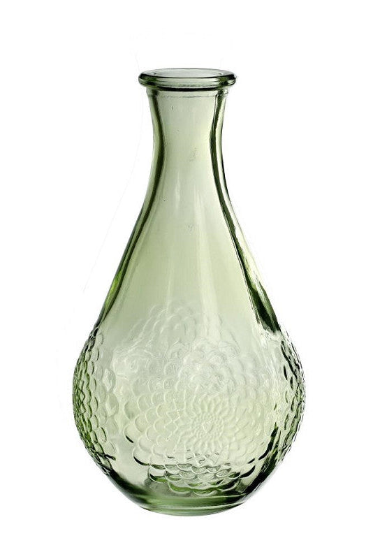 Glasvase DAHLIA - Vintage Flaschenvase - 3 Farben