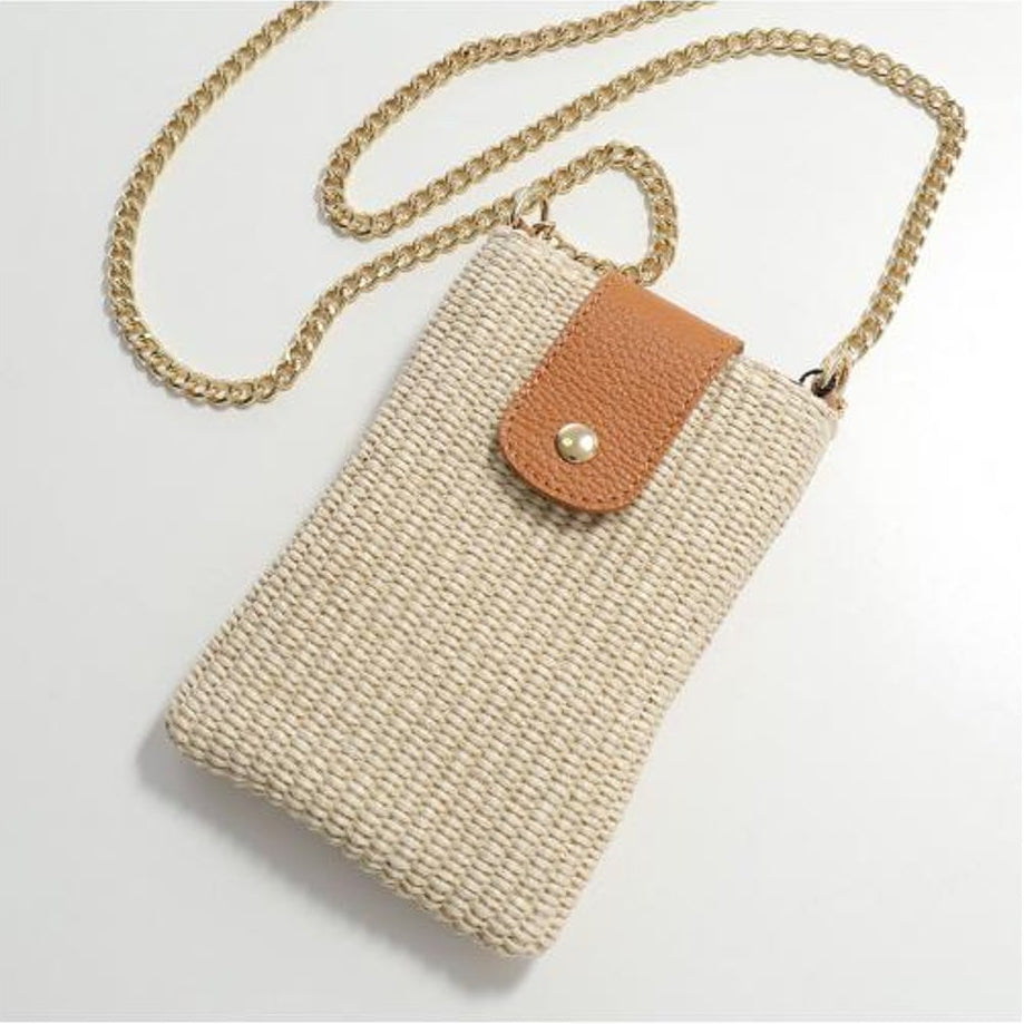 Straw Handytasche - Mini Umhängetasche - 2 Farben