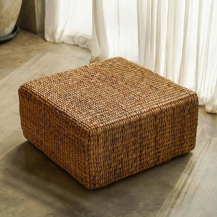 SQUARE HYAZINTHEN Pouf - Sitzhocker - Couchtisch - Natur M