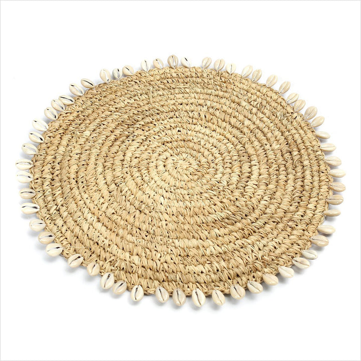 RAFFIA SHELL Platzset - Tischset - Dekomatte