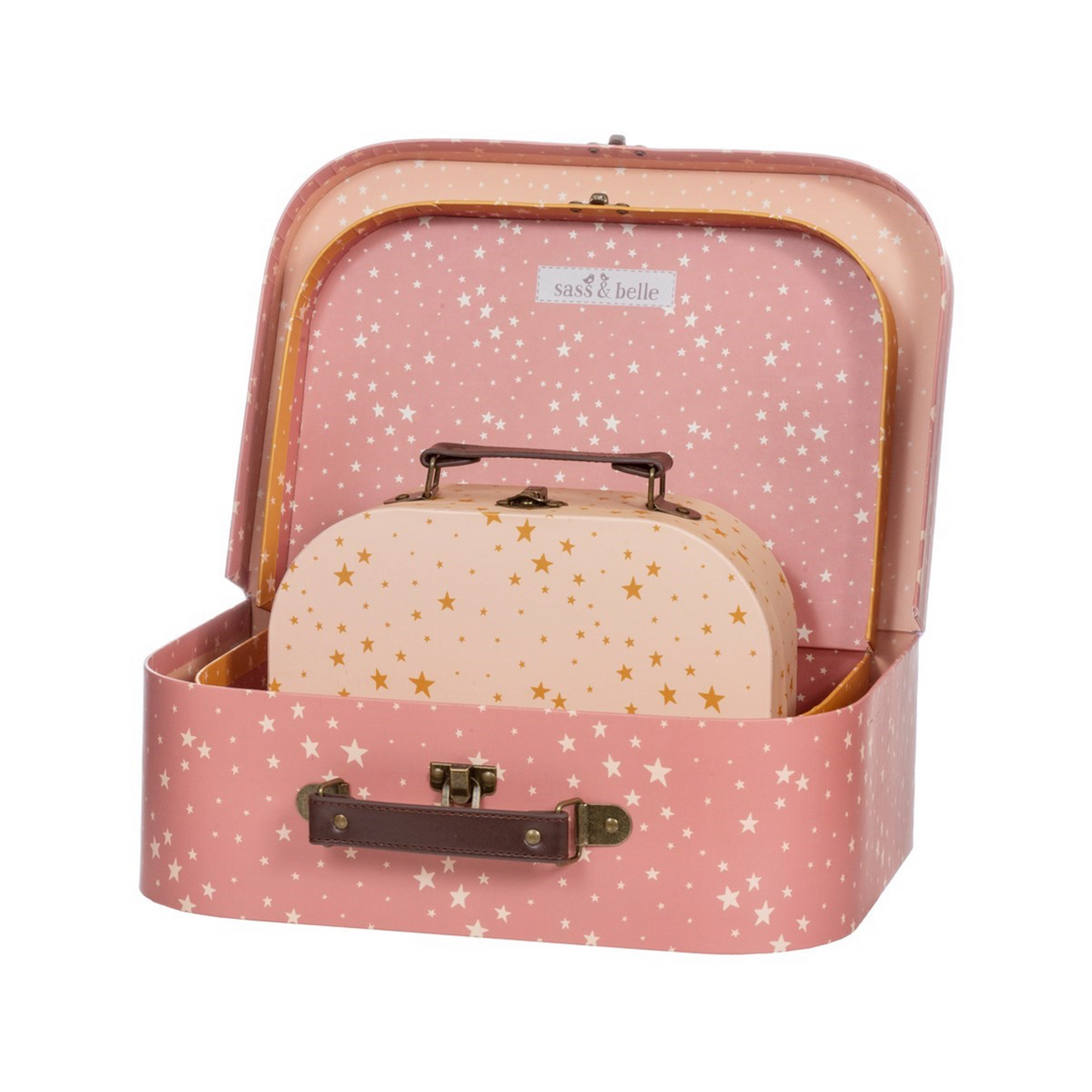 LITTLE STARS Suitcases - Deko Koffer 3er-Set