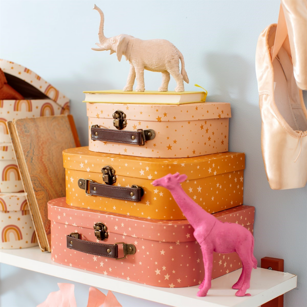 LITTLE STARS Suitcases - Deko Koffer 3er-Set