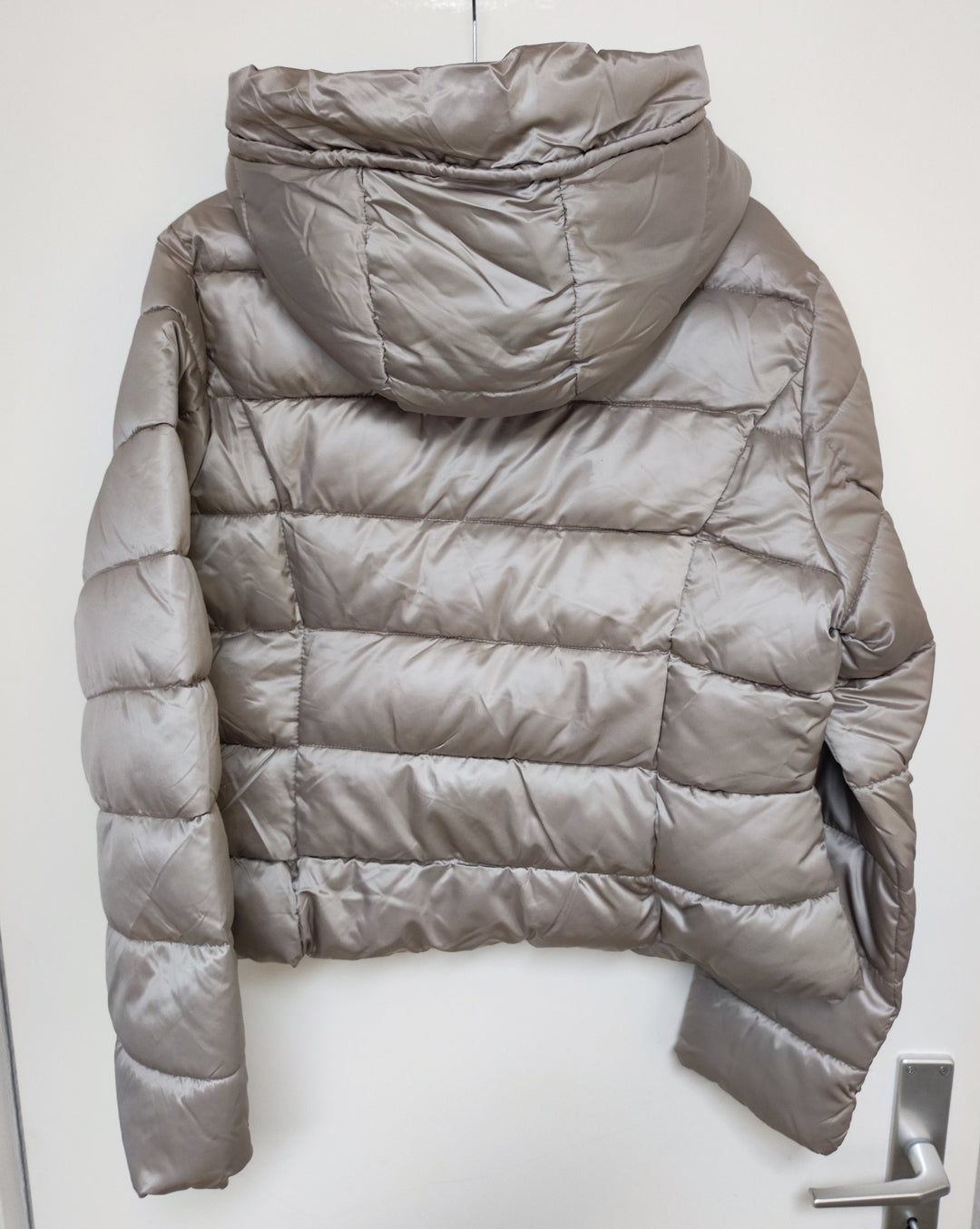 Jacke - Steppjacke - Pufferjacke - kurz, beige - L/XL