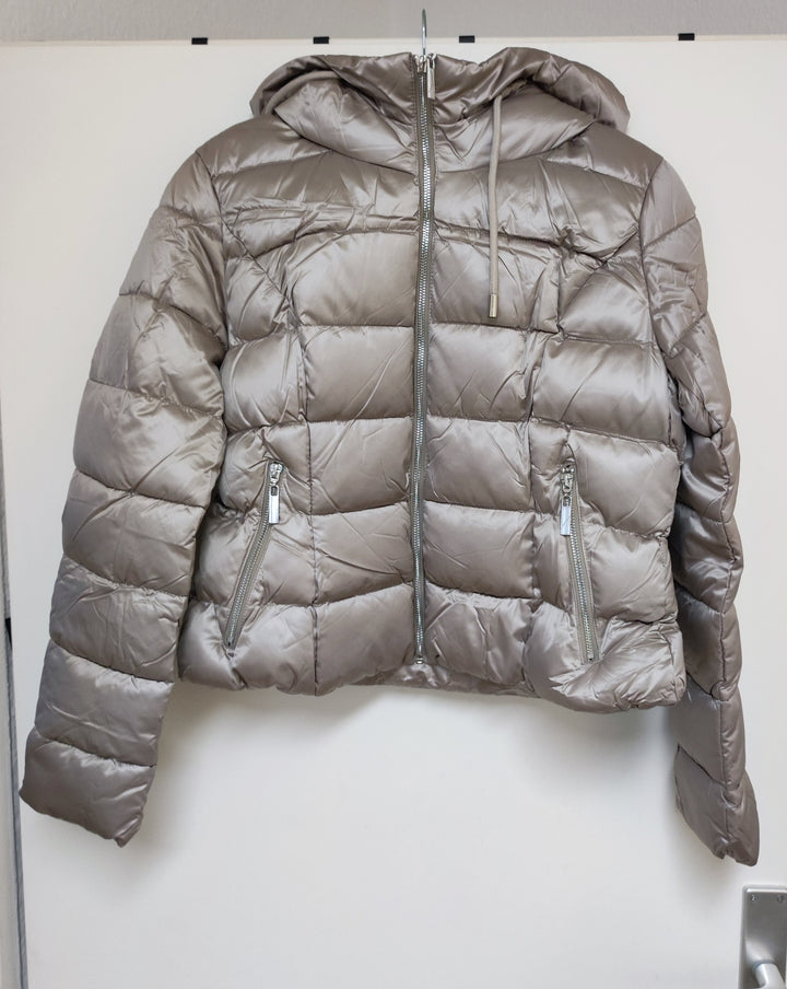 Jacke - Steppjacke - Pufferjacke - kurz, beige - S/M