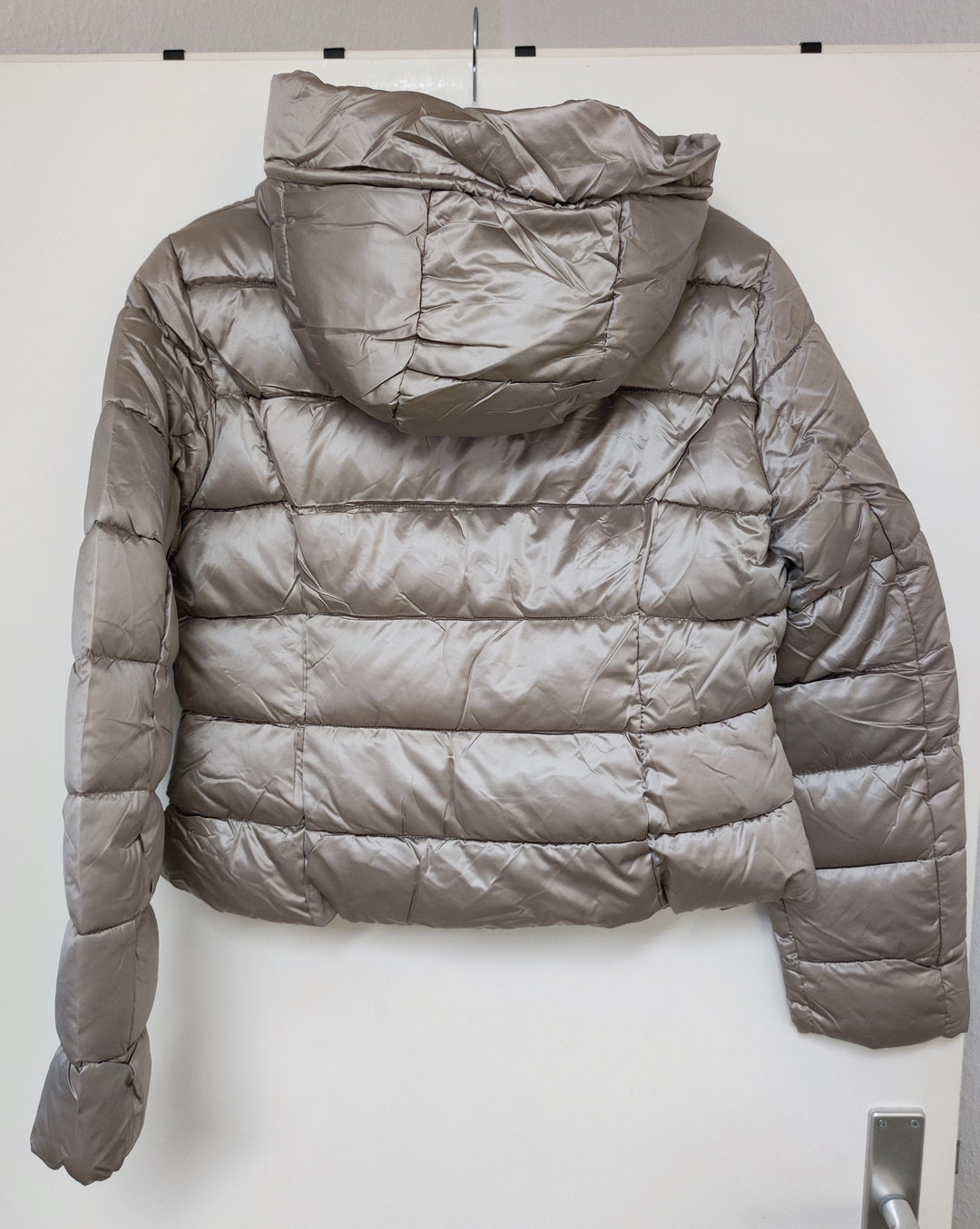 Jacke - Steppjacke - Pufferjacke - kurz, beige - S/M