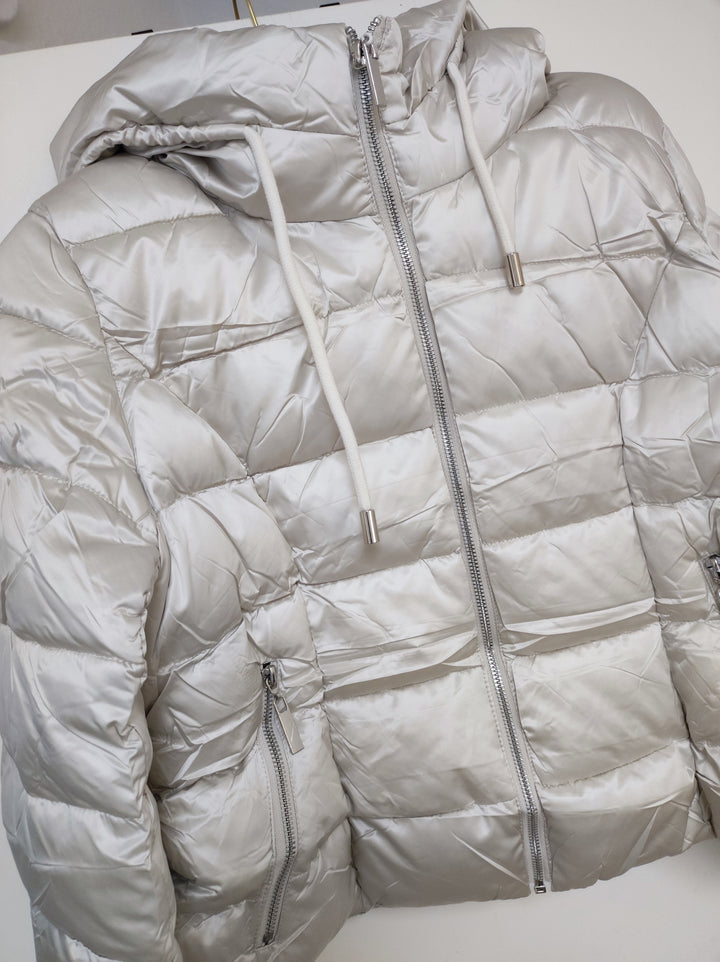 Jacke - Steppjacke - Pufferjacke - kurz, creme - S/M