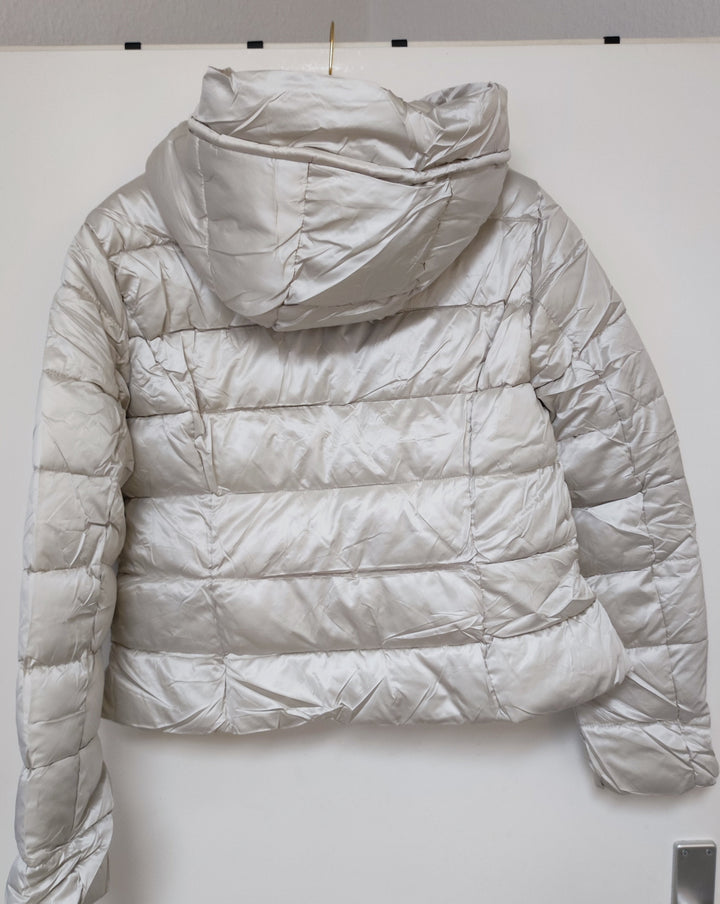 Jacke - Steppjacke - Pufferjacke - kurz, creme - S/M