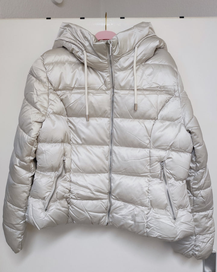 Jacke - Steppjacke - Pufferjacke - kurz, creme - 2XL/3XL