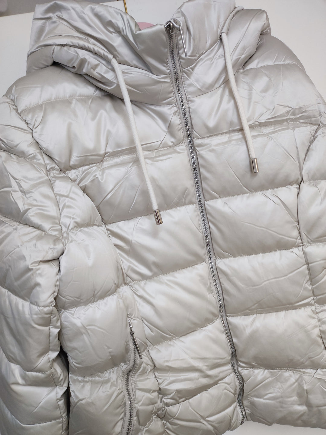 Jacke - Steppjacke - Pufferjacke - kurz, creme - 2XL/3XL