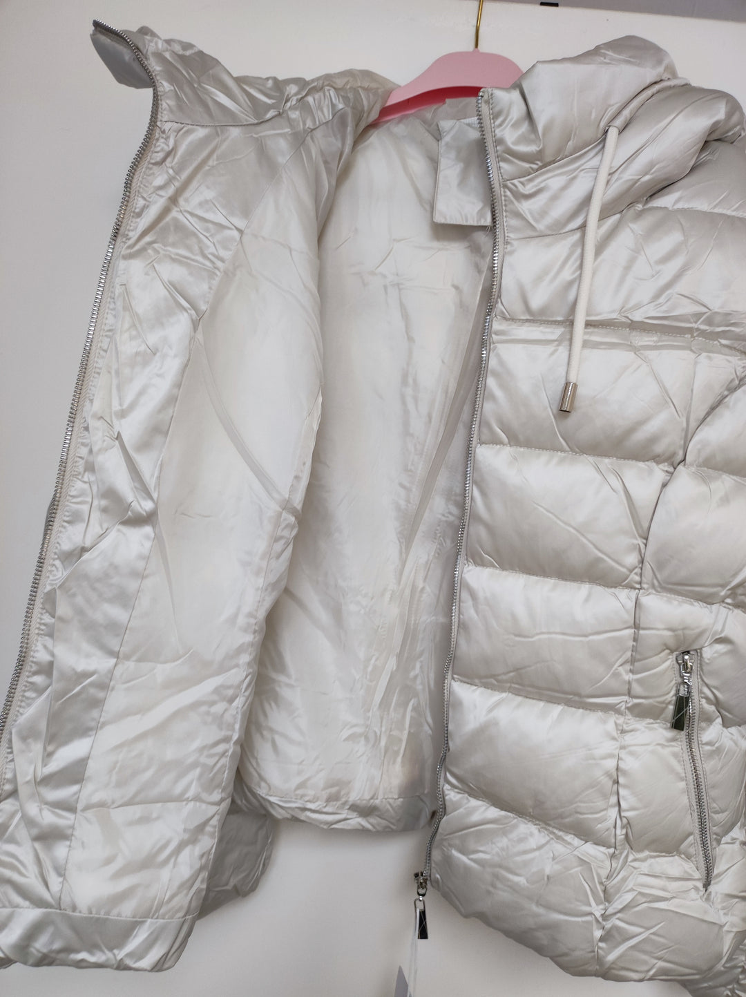 Jacke - Steppjacke - Pufferjacke - kurz, creme - 2XL/3XL