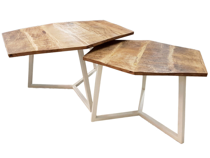 Couchtische - Beistelltische PARIS - Wohnzimmer Tisch - Holz Satztisch 2er-Set - 3 Varianten
