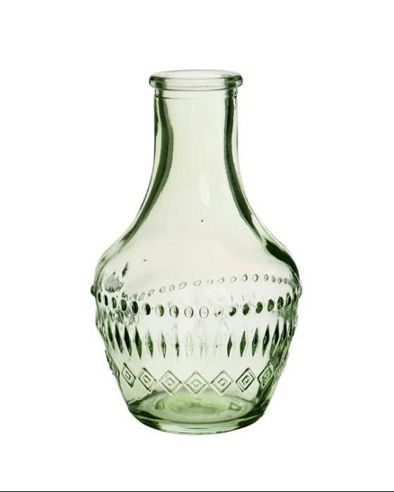 Mini Glasvase MILANO - Vintage Flaschenvase - 2 Varianten