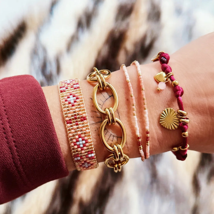 Armband - Kettenglieder OVAL Big - Gold