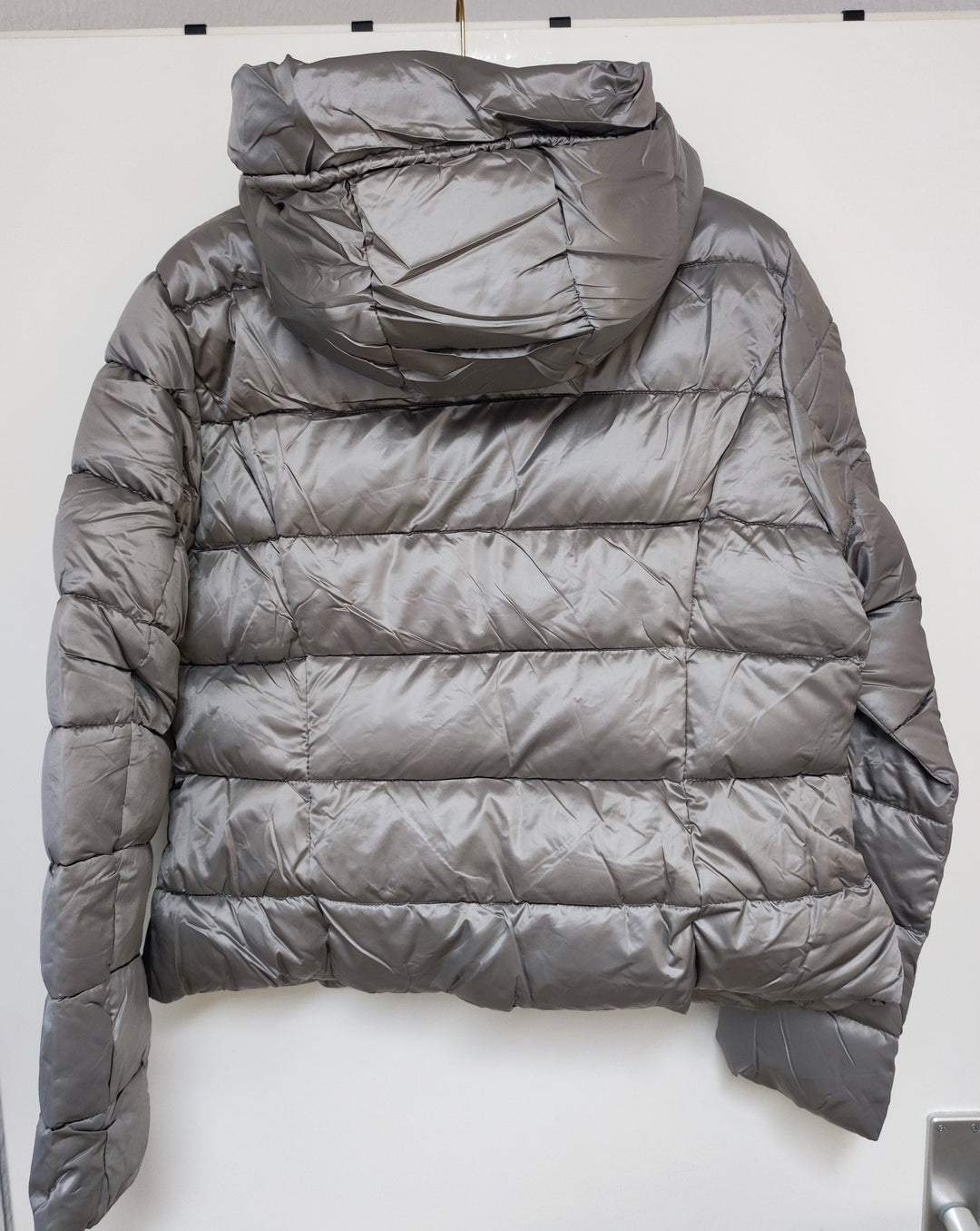 Jacke - Steppjacke - Pufferjacke - kurz, grau - L/XL