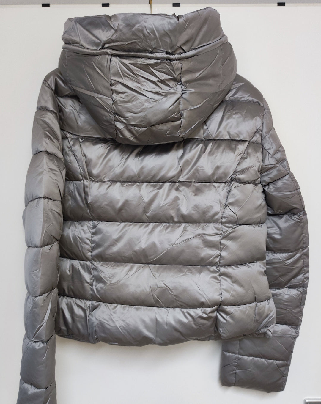 Jacke - Steppjacke - Pufferjacke - kurz, grau - S/M