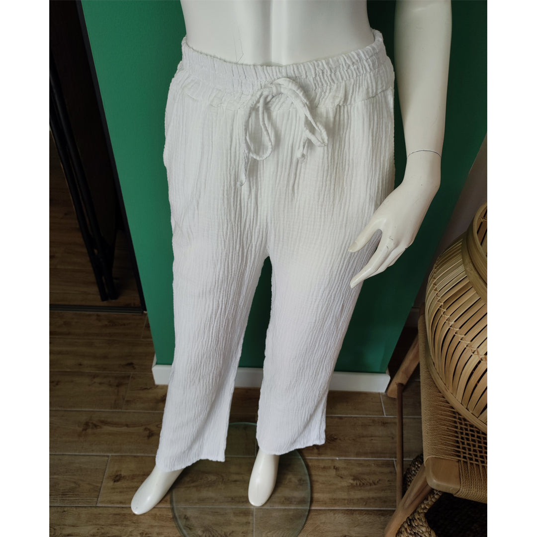 Boho-Hose – leichte Musselinhose - 5 Farben