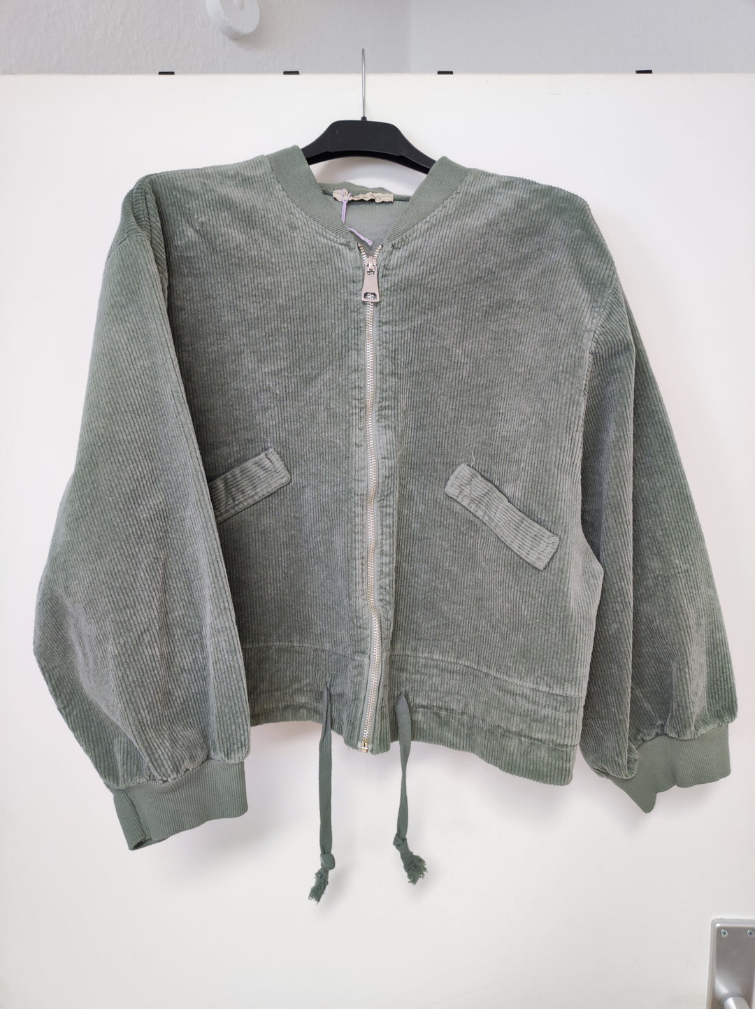Jacke - Cord - oliv