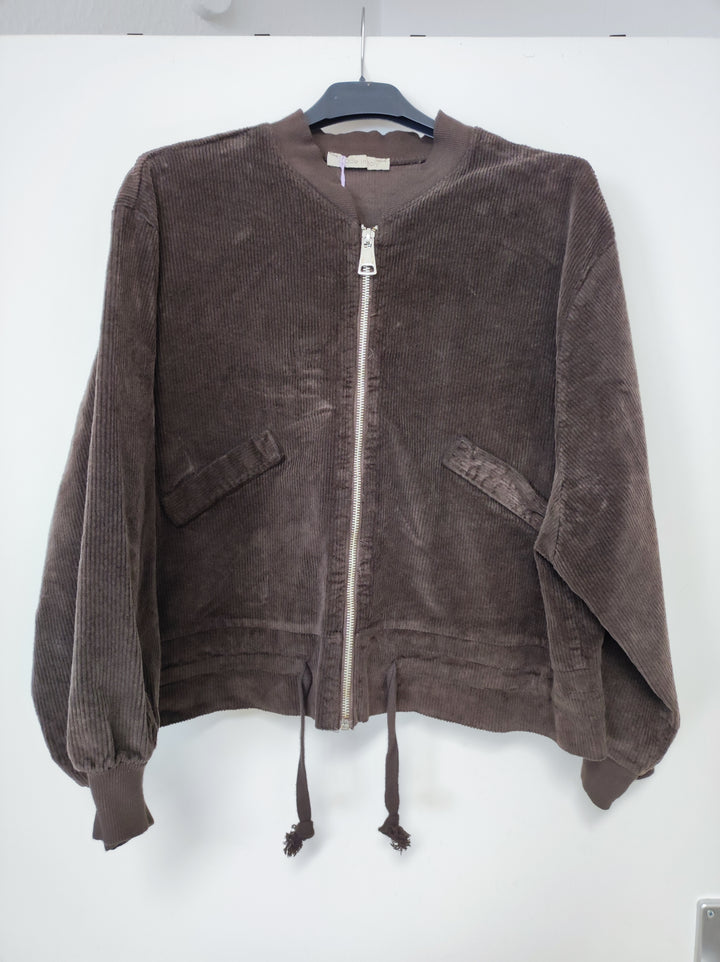 Jacke - Cord - dunkelbraun