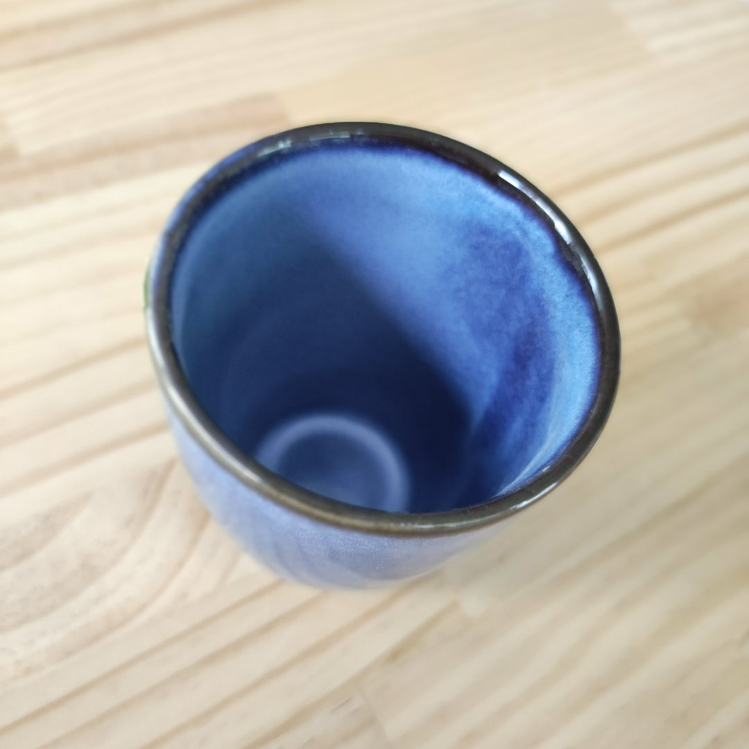 Kaffeetasse, Trinkbecher / dunkelblau