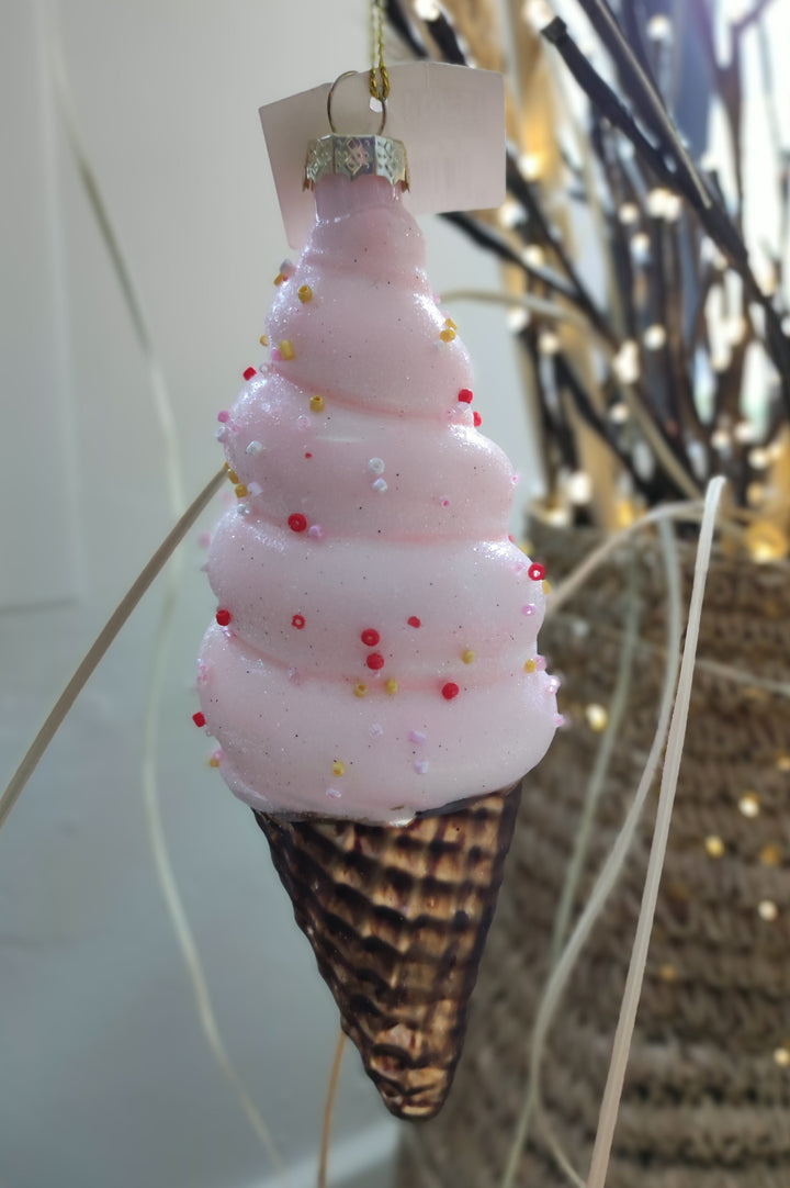 Glaskugel - Weihnachtsbaumdeko - EIS