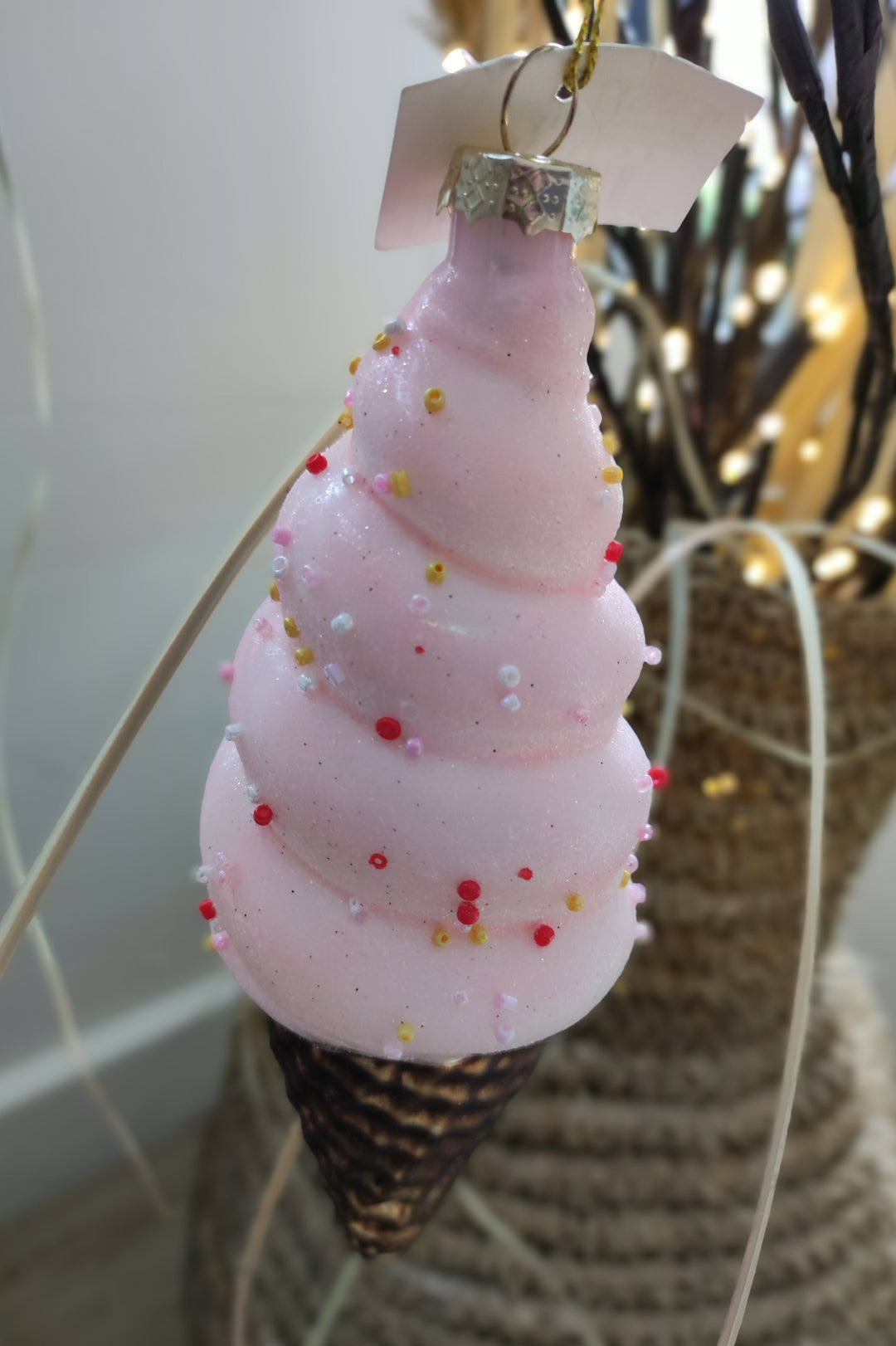 Glaskugel - Weihnachtsbaumdeko - EIS