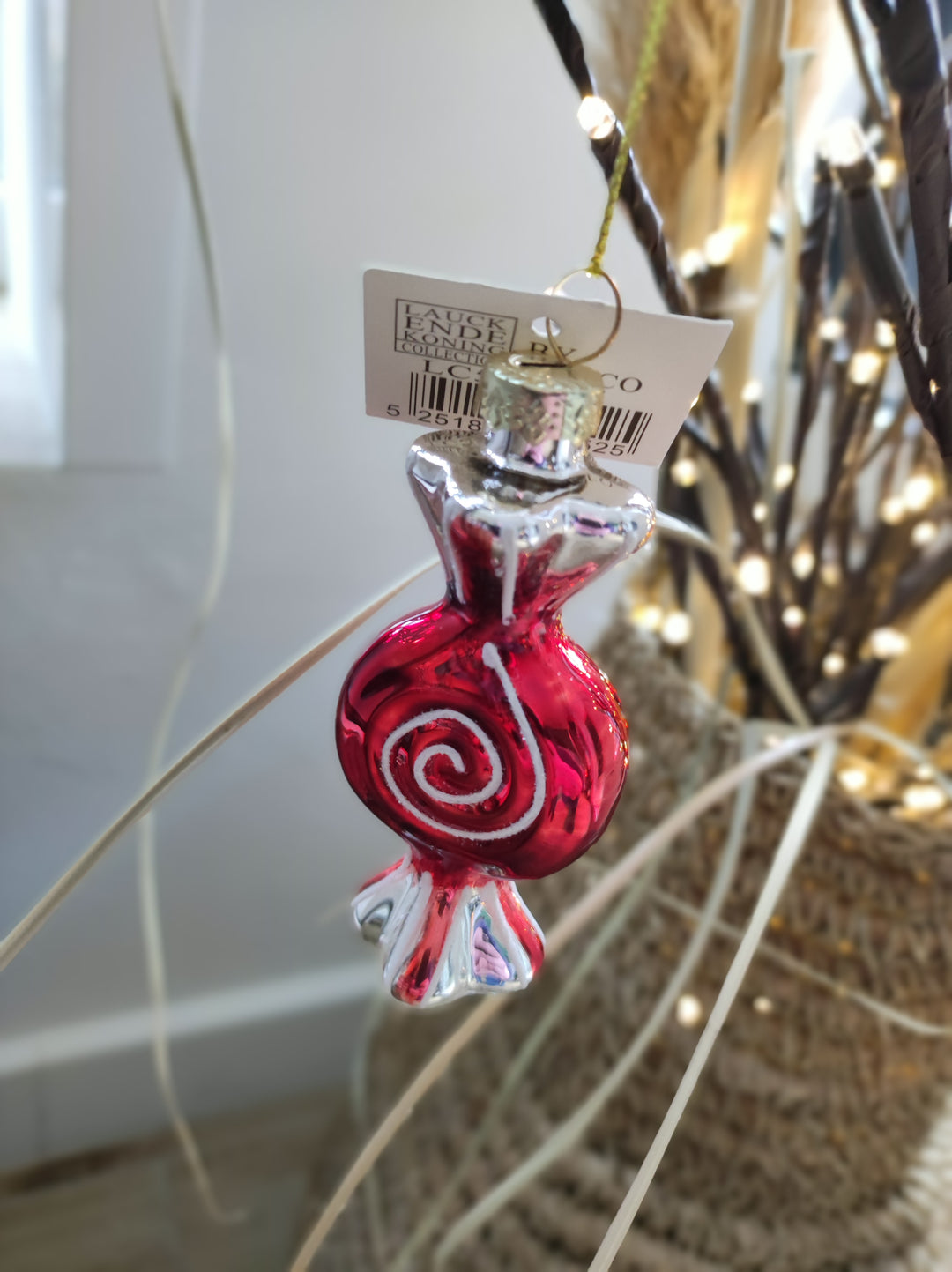 Glaskugel - Weihnachtsbaumdeko - BONBON