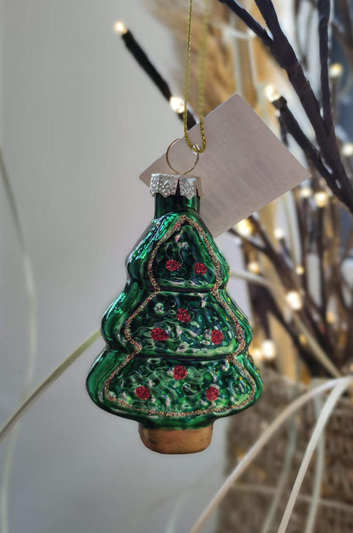 Glaskugel - Weihnachtsbaumdeko - TANNENBAUM