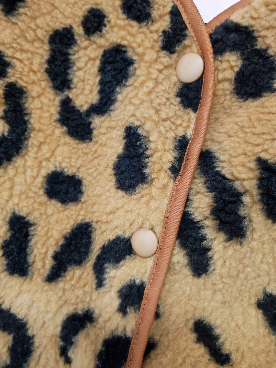 Weste - Teddy - Leo braun