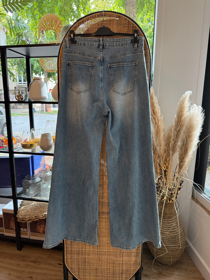 Jeans / Hose - weites Bein - XS