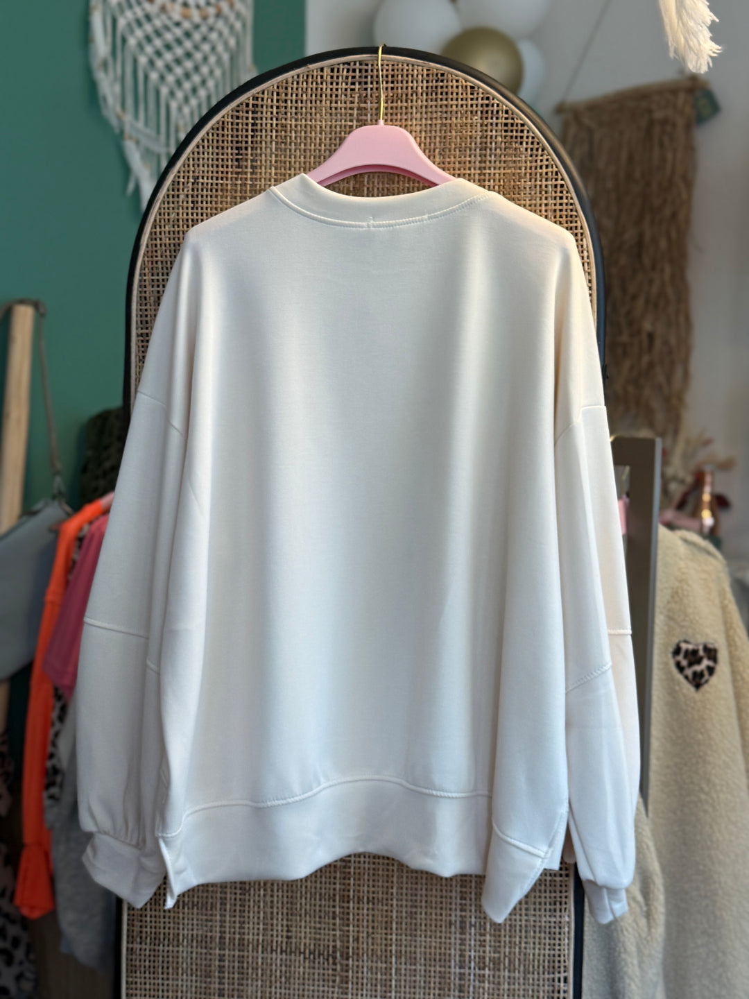 Pulli - creme - Patch