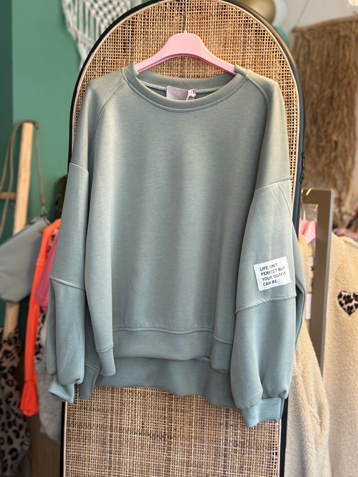 Pulli - hell oliv - Patch