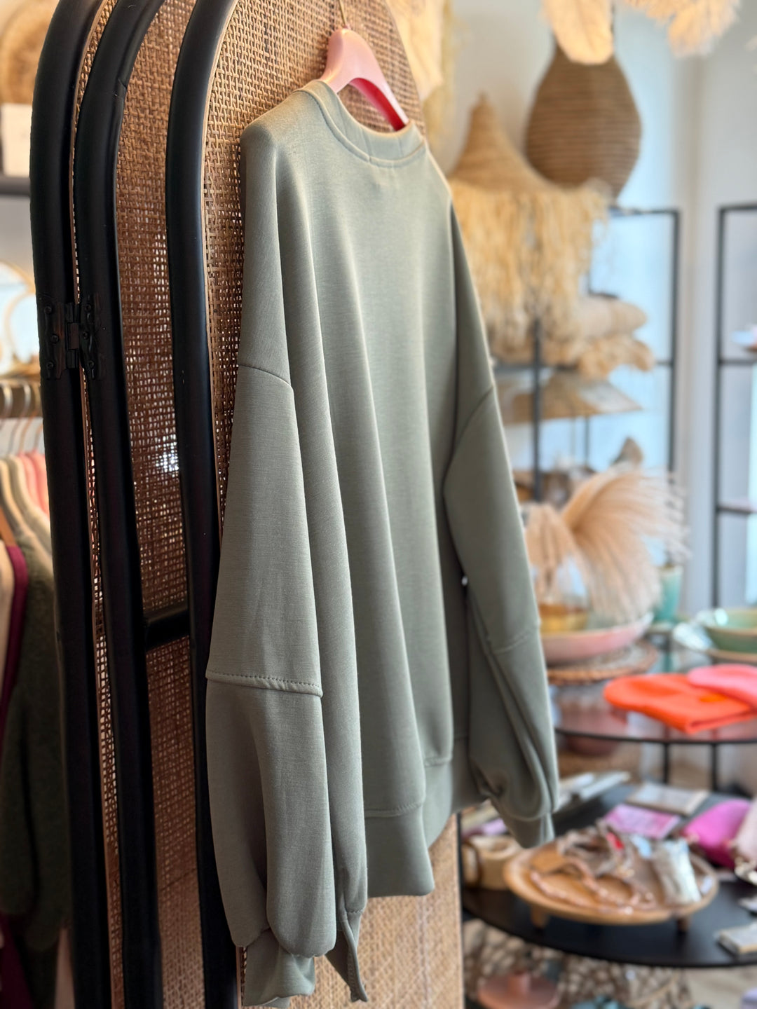 Pulli - hell oliv - Patch