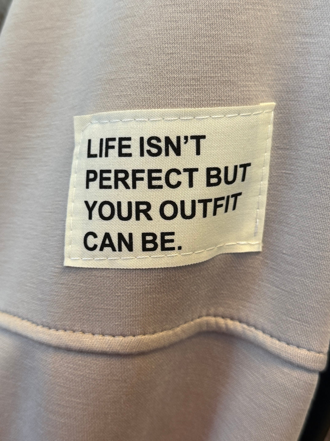 Pulli - taupe - Patch