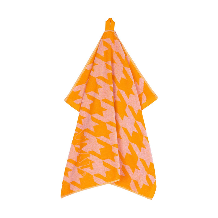 Geschenkset Geschirrtücher - Hahnentritt rosa/orange